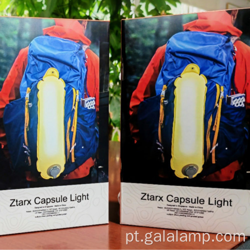 Lâmpada de acampamento, atração magnética e design à prova d'água